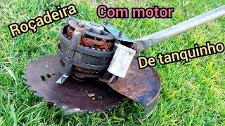 Roçadeira com motor de tanquinho [upl. by Calesta645]