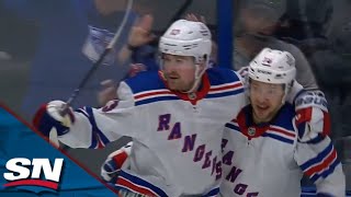 Rangers Artemi Panarin Notches Sixth Career Hat Trick To Blow Out The Lightning [upl. by Yanrahs]