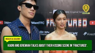 Kaori Oinuma and Jeremiah Lisbo talk about their kissing scenes [upl. by Lehsreh]