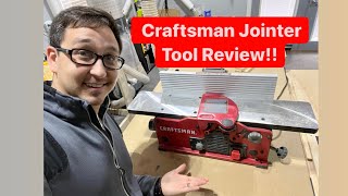 Craftsman Benchtop Jointer Tool Review [upl. by Namzed]