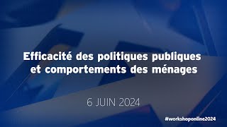 Efficacité des politiques publiques et comportements des ménages DÉBATPUBLIC [upl. by Odnavres]