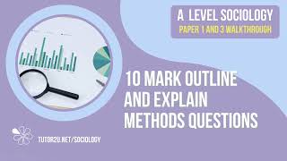 Research Methods Outline amp Explain Question Walkthroughs  AQA A Level Sociology [upl. by Wardle]