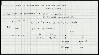 Ejercicio Efecto Doppler  Ondas Sonoras  Acustica  Video 056 [upl. by Tiernan]