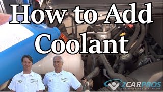 HOW TO CHECK AND ADD COOLANT TO YOUR CAR WITHOUT GETTING BURNED [upl. by Dougald]