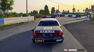 Wreckfest Career Races With Ford Crown Police Car [upl. by Annodam]