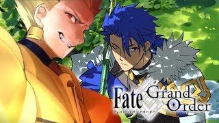 Proto Cu vs Gilgamesh  Nero Fest 2018 FGO NA [upl. by Lynette]