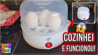 🥚 TESTANDO MEU NOVO COZEDOR DE OVOS E LEGUMES ELÉTRICO  VAPOR  FUNCIONA [upl. by Shirley]