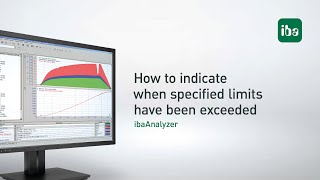 ibaAnalyzer How to indicate when specified limits have been exceeded 11 [upl. by Alesram505]