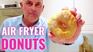 DELICIOUS DOUGHNUTS IN THE AIR FRYER  EASY RECIPE cooking food recipe [upl. by Bui19]