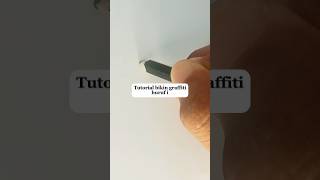 Tutorial bikin graffiti huruf i graffiti [upl. by Ecadnarb]