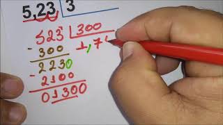 DIVISÃO COM NÚMERO DECIMAL 1ª PARTE  Dividendo decimal e divisor inteiro [upl. by Mulcahy]