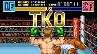 TAS Super Punch Out  2 Player Mode 1P Wins All Fights 10929 InGame Time [upl. by Malvino]