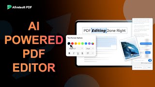 Afirstsoft PDF  Edit PDF With AI Windows Mac Android amp iOS  TheTech104 [upl. by Golliner]