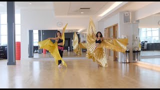 London Belly Dancers  Wedding Show Rehearsals 🔥 Leilah and Katie [upl. by Inger]