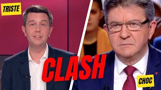 JeanLuc Mélenchon Sen Prend violemment à un Journaliste sur BFMTV [upl. by Harman320]