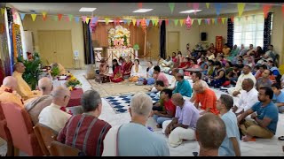 Highlights  Tirobhava Festival of HH Bhakti Charu Swami DeLand 2023 [upl. by Annaerb754]