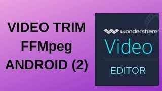 Trim video using FFMpeg Library in Android Studio PART 2 [upl. by Yeniar]