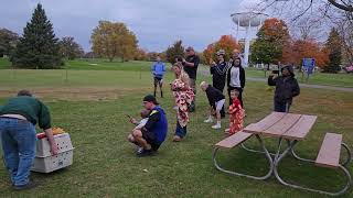 Screech Owl Release Mills Golf Course 2024 1025 [upl. by Darra25]