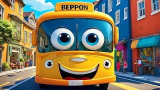 The Wheels on the Bus  Nursery Rhymes  Kids Songs  Fun and Learning [upl. by Latton996]