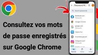 Comment vérifier vos mots de passe enregistrés sur Google Chrome [upl. by Ynnaf]