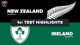 July Internationals  New Zealand v Ireland  First Test Highlights [upl. by Nairbo17]