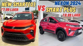 NEXON 2024 New Base Model SMARTO VS SMART PLUS  New Features Engine Transmissions [upl. by Ia252]