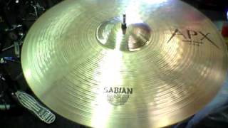 Sabian APX 18quot Solid Crash Cymbal [upl. by Elocon]