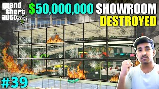 THEY DESTROYED MY SUPERCARS amp BIKES SHOWROOM  GTA V GAMEPLAY 39 [upl. by Ynattirb]