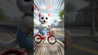 Cat Kitten New Cycle Accident Catsoftiktok CatLovers cat cute FunnyCats catcartoon fyp [upl. by Aioj]