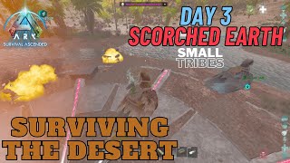 Building Our Desert Base Day 3 Scorched Earth  Ark AscendedSmallTribesep30 [upl. by Maziar]