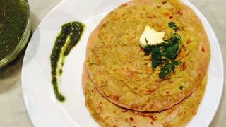 Delicious and spicy Besan Paratha GramFlour pancakes  Recipe [upl. by Gibbon]