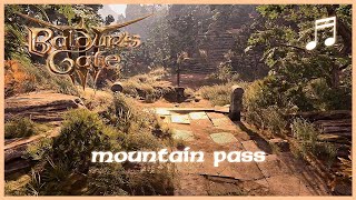 BALDURS GATE 3 Mountain Pass Exploration Music  Unofficial Soundtrack [upl. by Aeslehc]