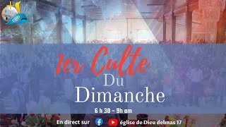 EN DIRECT Culte dAdoration et Louange Église de Dieu Delmas 17  Dimanche 22 Octobre 2023 [upl. by Desi196]