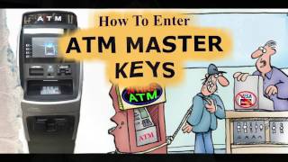 How to Enter Master Keys in to your ATM [upl. by Elletsyrc]