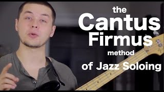 Cool jazz soloing technique  the Cantus Firmus Method  ANs Bass Lessons 20 [upl. by Eversole]