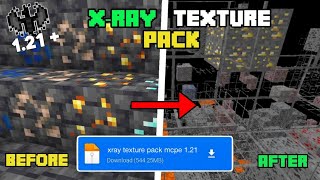 XRAY Texture Pack For MCPEBedrock 121 ☢️ XRay Mod For Minecraft Pe 121 [upl. by Andrea]