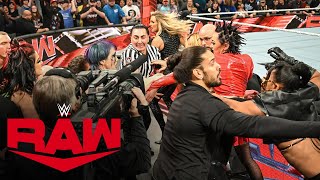 Lynch Flair Belair and Shotzi engage Damage CTRL in WarGames brawl Raw highlights Nov 20 2023 [upl. by Al]