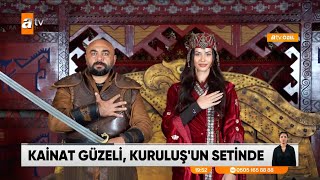 Kainat Güzeli Anntonia Porxild Bozdağ Film Platolarında [upl. by Anaila556]