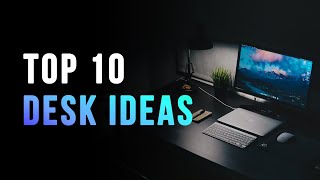 Top 10 Computer Desk Ideas  Designer Desk Ideas [upl. by Atteloj]