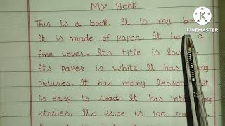 My book essay for class 5  My book essay in English [upl. by Zared508]