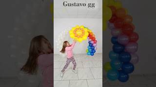 🌞 Balloon decoration ideas 🤩 birthday decoration ideas at home  baloon  cartoon  tiktok [upl. by Arutek]