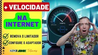 COMO RETIRAR O LIMITADOR DA VELOCIDADE DA INTERNET NO WINDOWS E ACELERAR A VELOCIDADE [upl. by Haye]