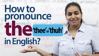 How to Pronounce quotthequot in English  English Pronunciation amp Grammar lesson [upl. by Ayatnohs]