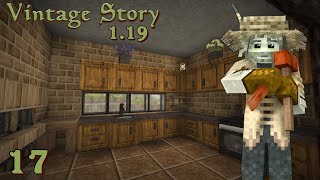 New Kitchen  Vintage Story No Commentary Gameplay  Episode 17 [upl. by Eldwon]