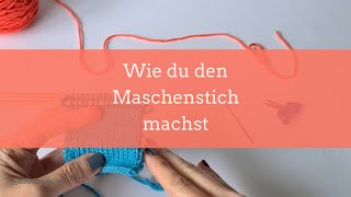 Maschenstich wie du zwei Strickstücke zusammennähst [upl. by Perren]