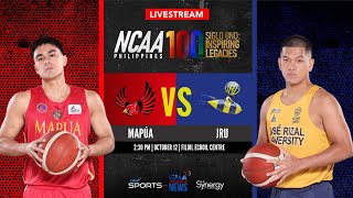 Mapúa vs JRU Men’s Basketball  NCAA Season 100  Replay [upl. by Karylin]