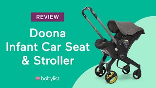 Doona Infant Car Seat Review  Babylist [upl. by Akienom]