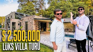 İşte Bu Villada Yaşamak İsterdim Gizli Ormanda Sıradışı Villa Turu [upl. by Horowitz138]