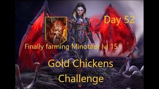 Training Clan Boss team  Day 52 Gold Chickens Challenge Raid Shadow Legends [upl. by Damalis418]