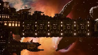 Space Marines destroy a Space Hulk Rank 60  Battlefleet Gothic Armada [upl. by Llenel]